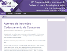 Tablet Screenshot of lapsi.latinoware.org